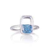 Ten Fourteen Petite Ring Aquamarine Rings - Moritz Glik sapphires