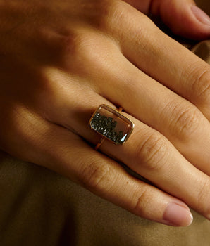 Ten Fourteen Ring Black Rings - Moritz Glik Ready to Ship black diamond