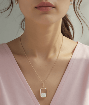 Ten Fourteen Shaker Pendant Necklaces - Moritz Glik diamonds