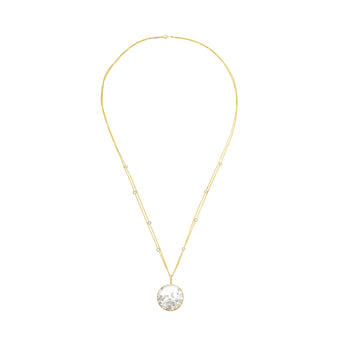 The Big Boy Necklace Yellow Necklaces - Moritz Glik Yellow Rose Cut diamonds