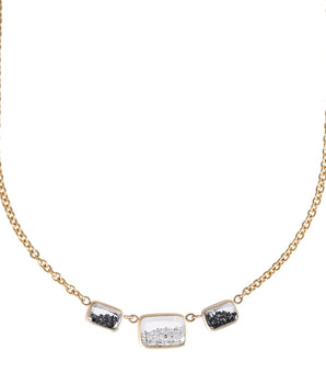 Triple Ten Fourteen Necklace Necklace - Moritz Glik diamonds Ready to Ship black diamond