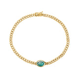Unidinho Oval Bracelet Petite Emerald Bracelets - Moritz Glik emeralds