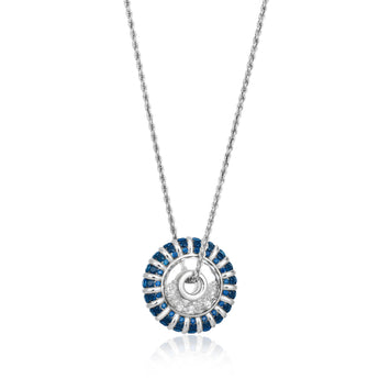 Vortice 12 Necklace Blue Necklace - Moritz Glik sapphires diamonds