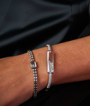 558 Diamond Shaker Bangle Bracelets - Moritz Glik diamonds Muda Core