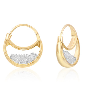 Purse Earrings Petite Diamond