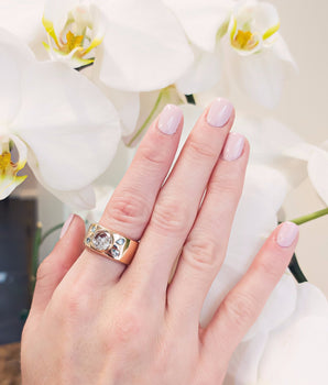 Adorno Cigar Band Rings - Moritz Glik diamonds Elos Cigar Band