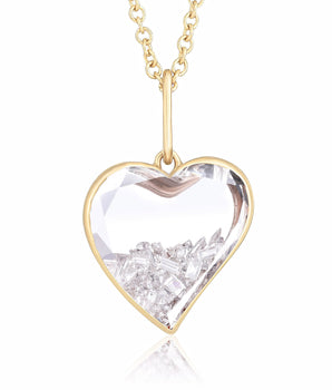 Afago Diamond Pendant - Moritz Glik Elos Heart diamonds