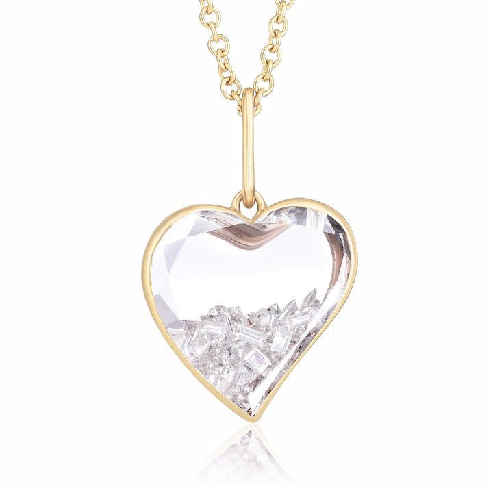 Afago Diamond Pendant - Moritz Glik Elos Heart diamonds