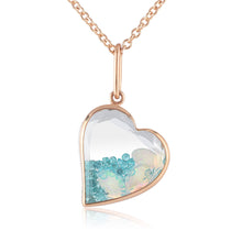 Load image into Gallery viewer, Afago Paraíba Pendant Necklaces - Moritz Glik Heart other gemstones Elos
