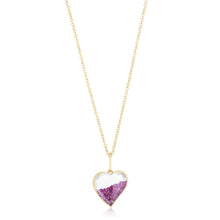 Load image into Gallery viewer, Afago Ruby Pendant Necklaces - Moritz Glik Heart rubies Elos
