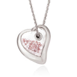 Alma Necklace Necklace - Moritz Glik Heart diamonds