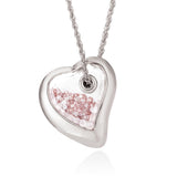 Alma Necklace Necklace - Moritz Glik Heart diamonds