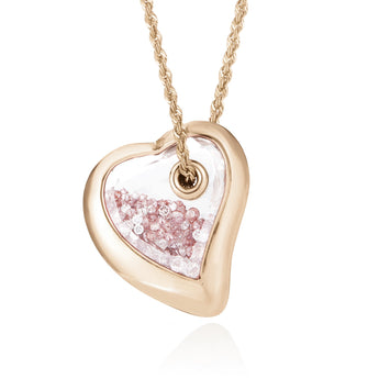 Alma Necklace Necklace - Moritz Glik Heart diamonds