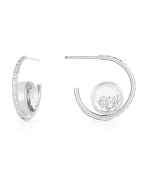 Arlequim Hoop Earrings Earrings - Moritz Glik Ready to Ship diamonds