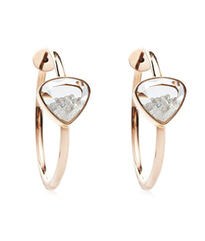 Aro 25 Diamond Hoops Earrings - Moritz Glik diamonds Hoops Apura