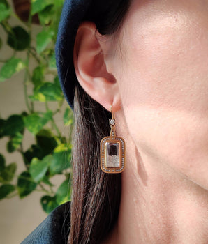 Art Deco Shaker Earrings - Moritz Glik diamonds fall edit Archived