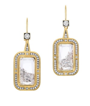 Art Deco Shaker Earrings - Moritz Glik diamonds fall edit Archived