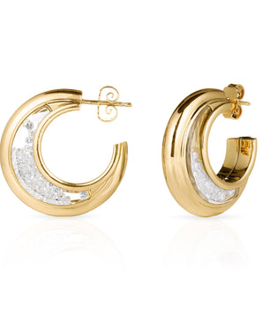 Artemis Earrings Earrings - Moritz Glik Hoops Roda diamonds
