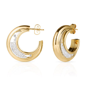 Artemis Earrings Earrings - Moritz Glik Hoops Roda diamonds