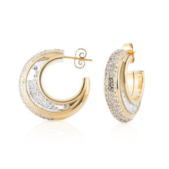 Artemis Pave Earrings Earrings - Moritz Glik Roda diamonds