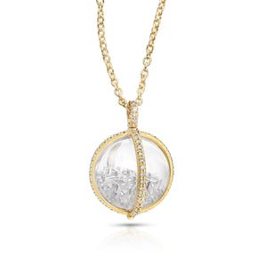 Globe 15 Shaker Pendant Necklaces - Moritz Glik diamonds Core