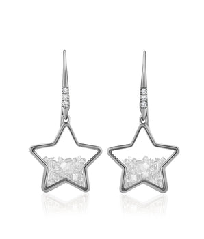 Baby Star Shaker Earrings Earrings - Moritz Glik diamonds Get Festive Celestial