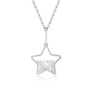 Baby Star Shaker Pendant Necklaces - Moritz Glik diamonds