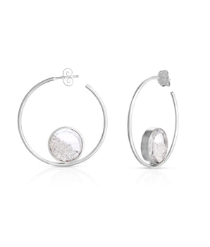 Baile Shaker Hoops Earrings - Moritz Glik diamonds Hoops Circo
