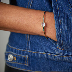 Bala Shaker Cuff Bracelets - Moritz Glik diamonds emeralds Apura