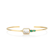 Load image into Gallery viewer, Bala Shaker Cuff Bracelets - Moritz Glik diamonds emeralds Apura
