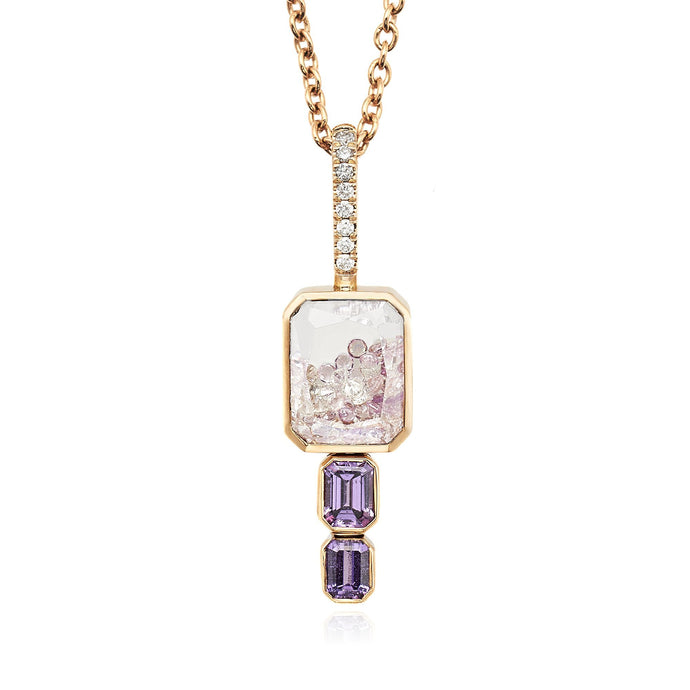 Bala Shaker Necklace Necklaces - Moritz Glik sapphires Apura