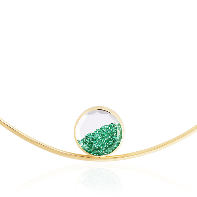 Bambole 18 Emerald Necklace Necklaces - Moritz Glik emeralds Circo