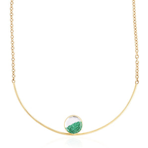 Bambole 18 Emerald Necklace Necklaces - Moritz Glik emeralds Circo