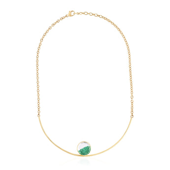 Bambole 18 Emerald Necklace Necklaces - Moritz Glik emeralds Circo