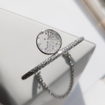 Bambole Chain & Pave Cuff Bracelet Bracelets - Moritz Glik diamonds Ready to Ship Circo