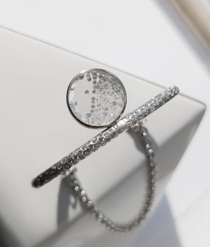 Bambole Chain & Pave Cuff Bracelet Bracelets - Moritz Glik diamonds Ready to Ship Circo