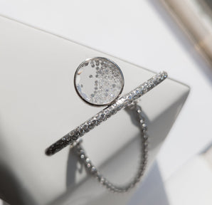 Bambole Chain & Pave Cuff Bracelet Bracelets - Moritz Glik diamonds Ready to Ship Circo