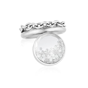 Bambole Chain Ring Rings - Moritz Glik diamonds Circo