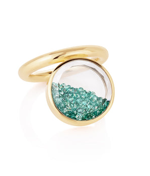 Bambole Emerald Ring Rings - Moritz Glik emeralds fall edit Circo