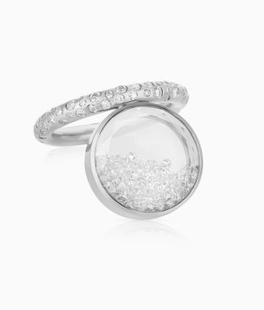 Bambole Pave Ring Rings - Moritz Glik Ready to Ship diamonds