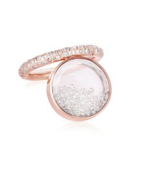 Bambole Pave Ring Rings - Moritz Glik diamonds Circo