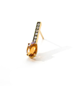 Bar Stud Earrings - Moritz Glik diamonds Ready to Ship Archived