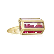 Load image into Gallery viewer, Baú Shaker Ring Ruby Rings - Moritz Glik Elos diamonds
