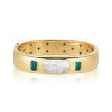 Brado Bangle Bracelets - Moritz Glik Elos emeralds diamonds