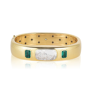 Brado Bangle Bracelets - Moritz Glik Elos emeralds diamonds