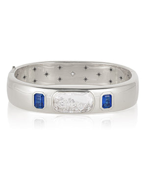 Brado Bangle Blue Bracelets - Moritz Glik Elos fall edit diamonds