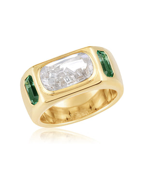 Brado Cigar Band Rings - Moritz Glik diamonds Elos Cigar Band