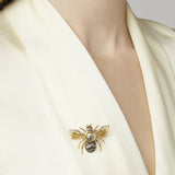 Bumble Bee Brooch and Pendant Necklaces - Moritz Glik Creatures diamonds Brooch