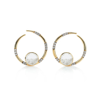 Caracol Diamond Earrings - Moritz Glik Apura