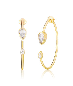 Cava Hoop Earrings Earrings - Moritz Glik diamonds fall edit Circo